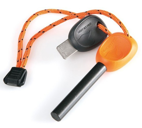 Support en acier pour fourreau Kydex avec allume-feu, kit