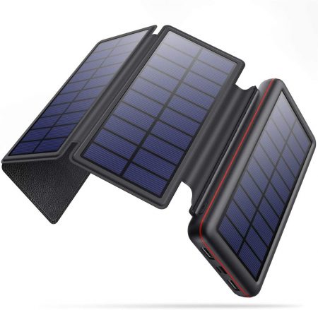 Panneau solaire pliable 30 W avec 2 ports USB 30 W pour smartphones iPad et plus encore 